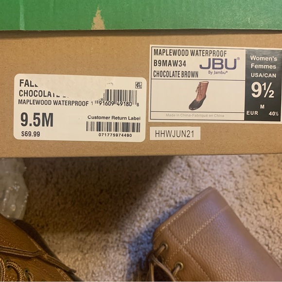 SOLD NEW in box JBU Maplewood Waterproof Lace Front Boots* - Picture 6 of 14